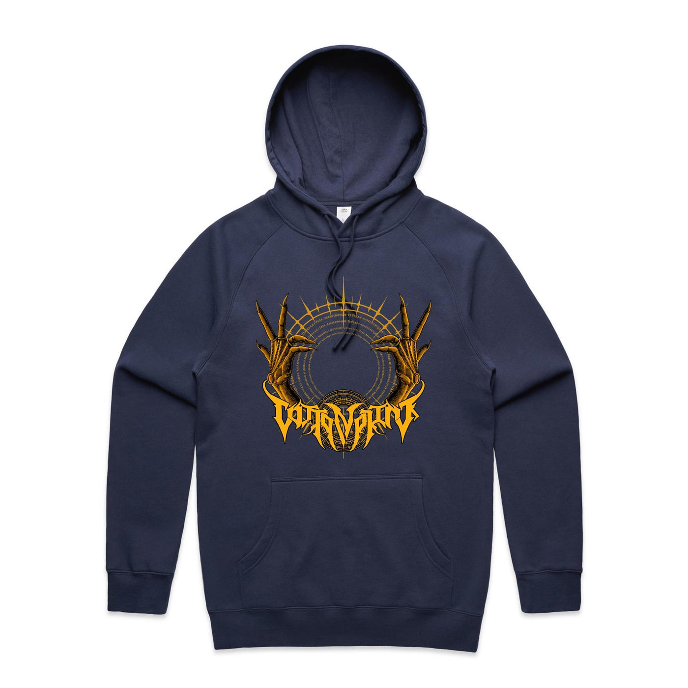 RISING IV - Mens Pocket Hoodie - FRONT PRINT