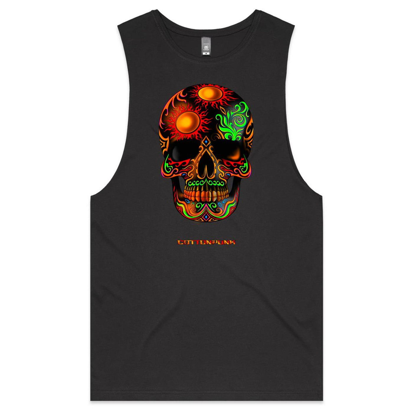 DEATH BY SUNSET - Mens Sleeveless T-Shirt - FRONT PRINT