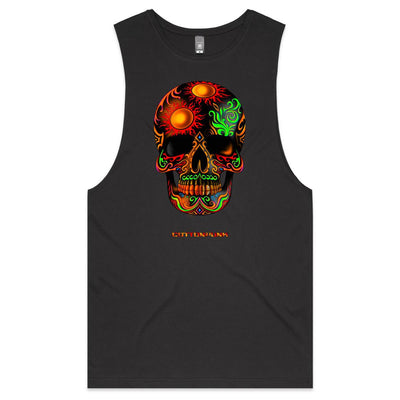 DEATH BY SUNSET - Mens Sleeveless T-Shirt - FRONT PRINT