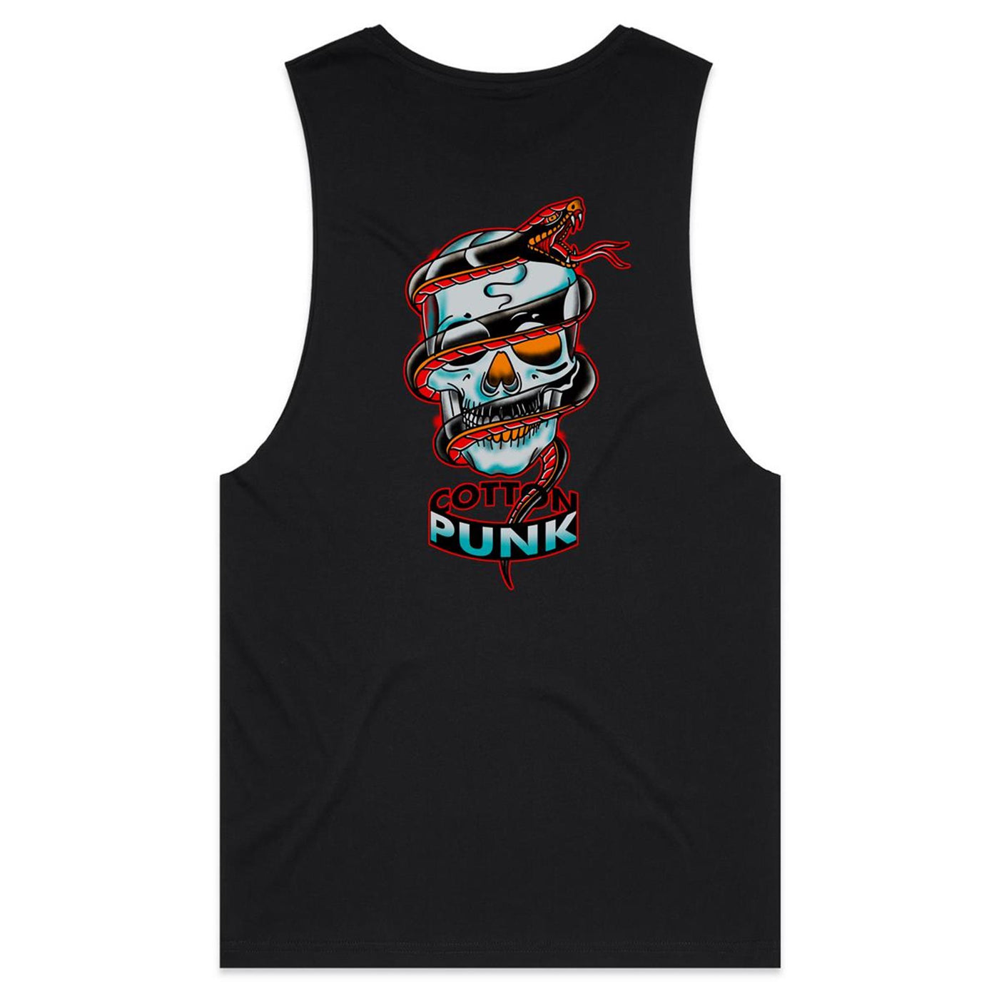 WRAPPED - Mens Sleeveless T-Shirt - BACK PRINT