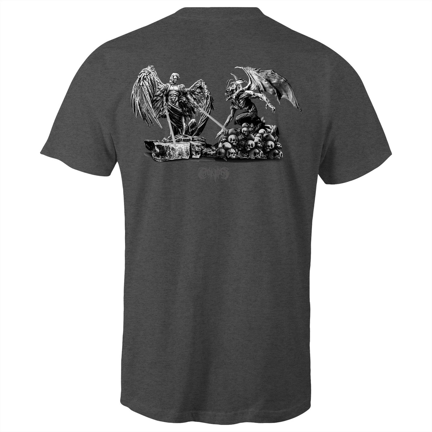 ANGELS & DEMONS - Mens T-Shirt - BACK PRINT