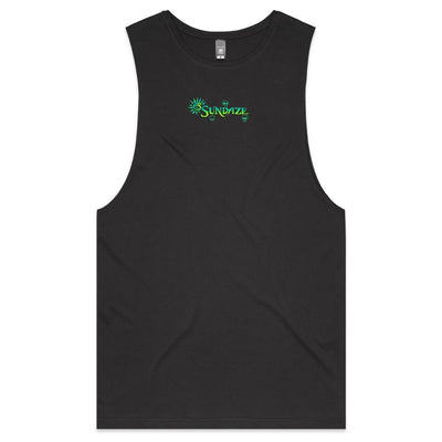 SUNDAZE (G) - Mens Sleeveless T-Shirt - BACK PRINT