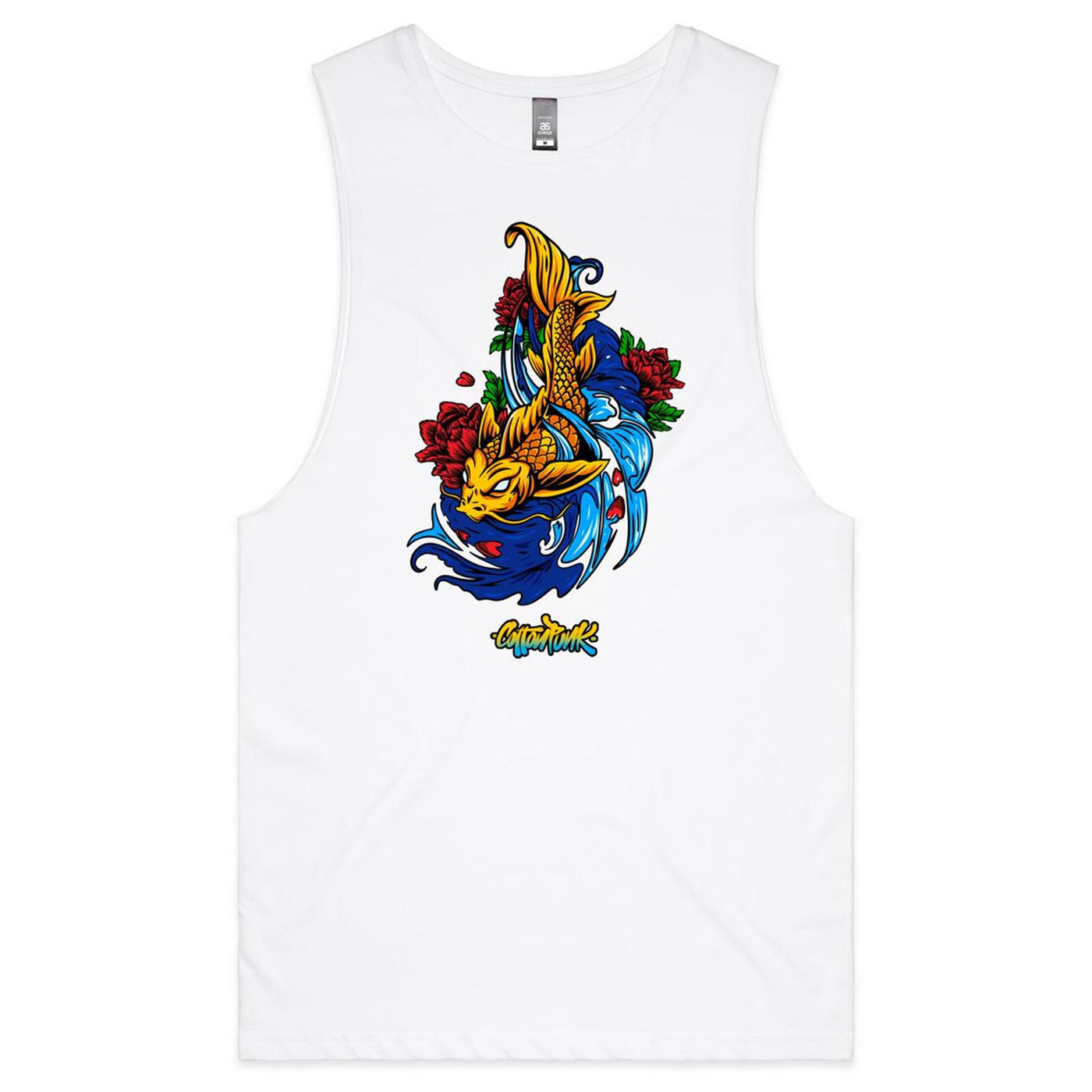 KOI - Mens Sleeveless T-Shirt - FRONT PRINT