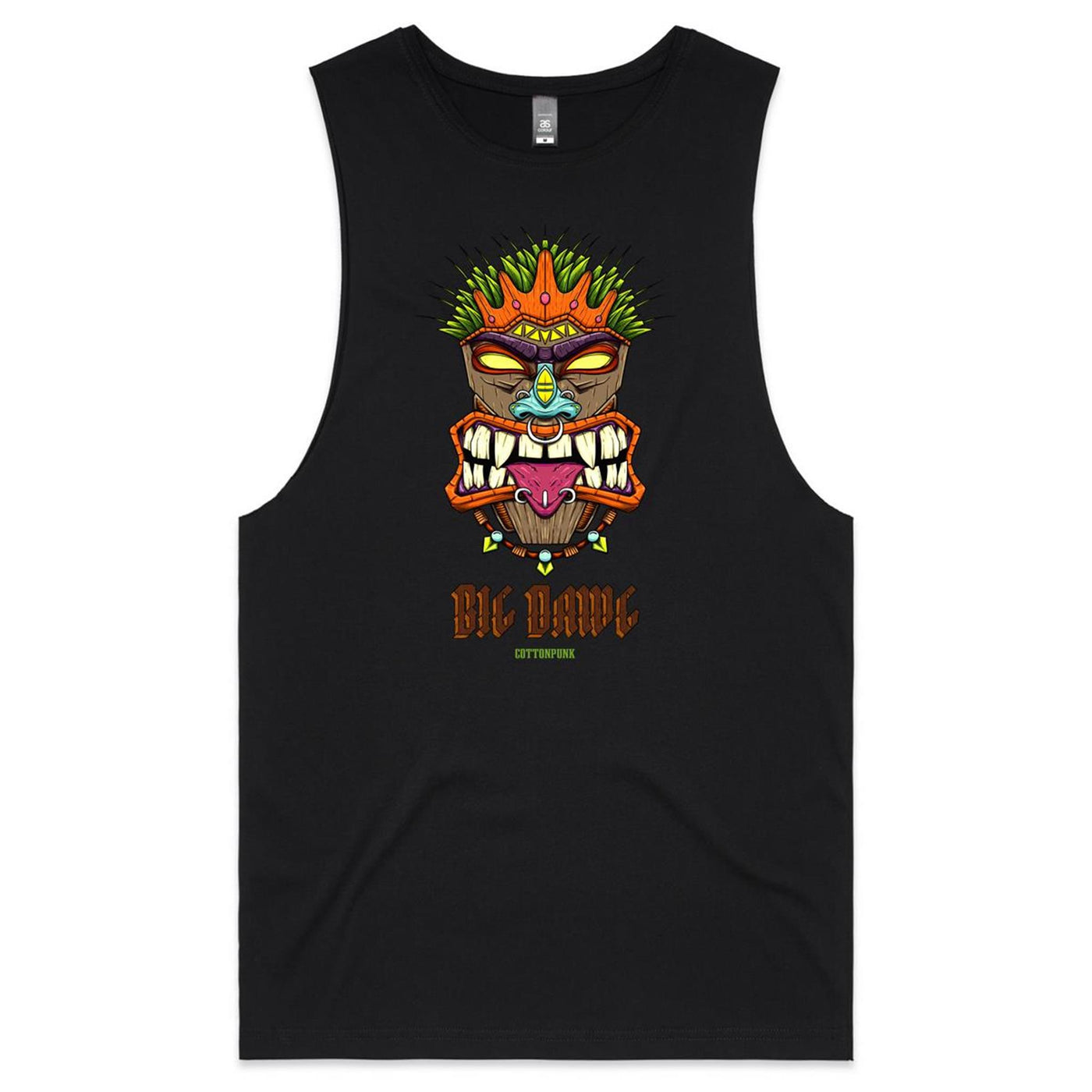 BIG DAWG - Mens Sleeveless T-Shirt - FRONT PRINT