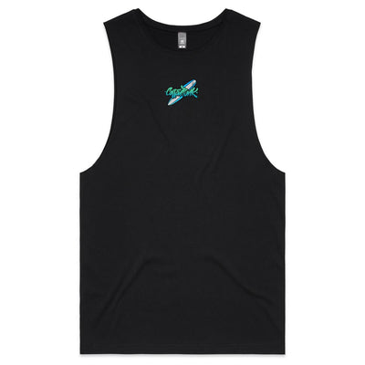 ONE LOVE - Mens Sleeveless T-Shirt - BACK PRINT