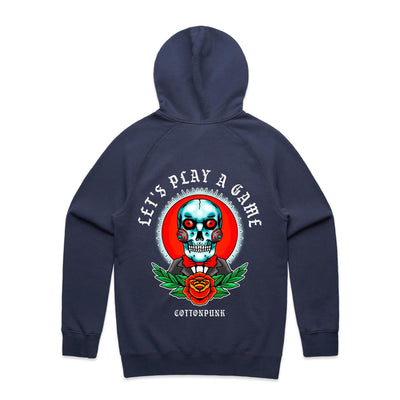 LET'S PLAY A GAME - Mens Pocket Hoodie - BACK PRINT