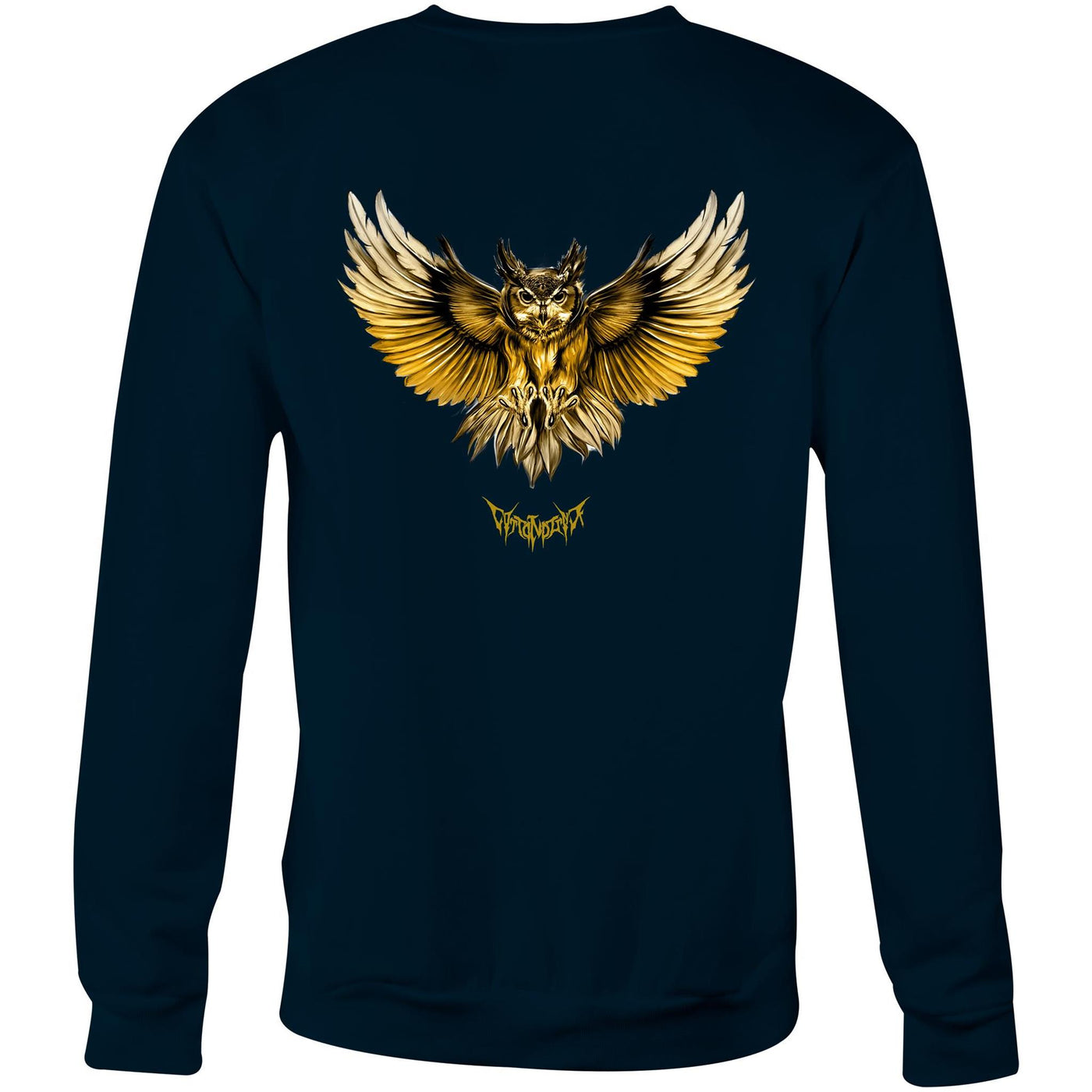 SILENT HUNTER - Mens Sweatshirt - BACK PRINT