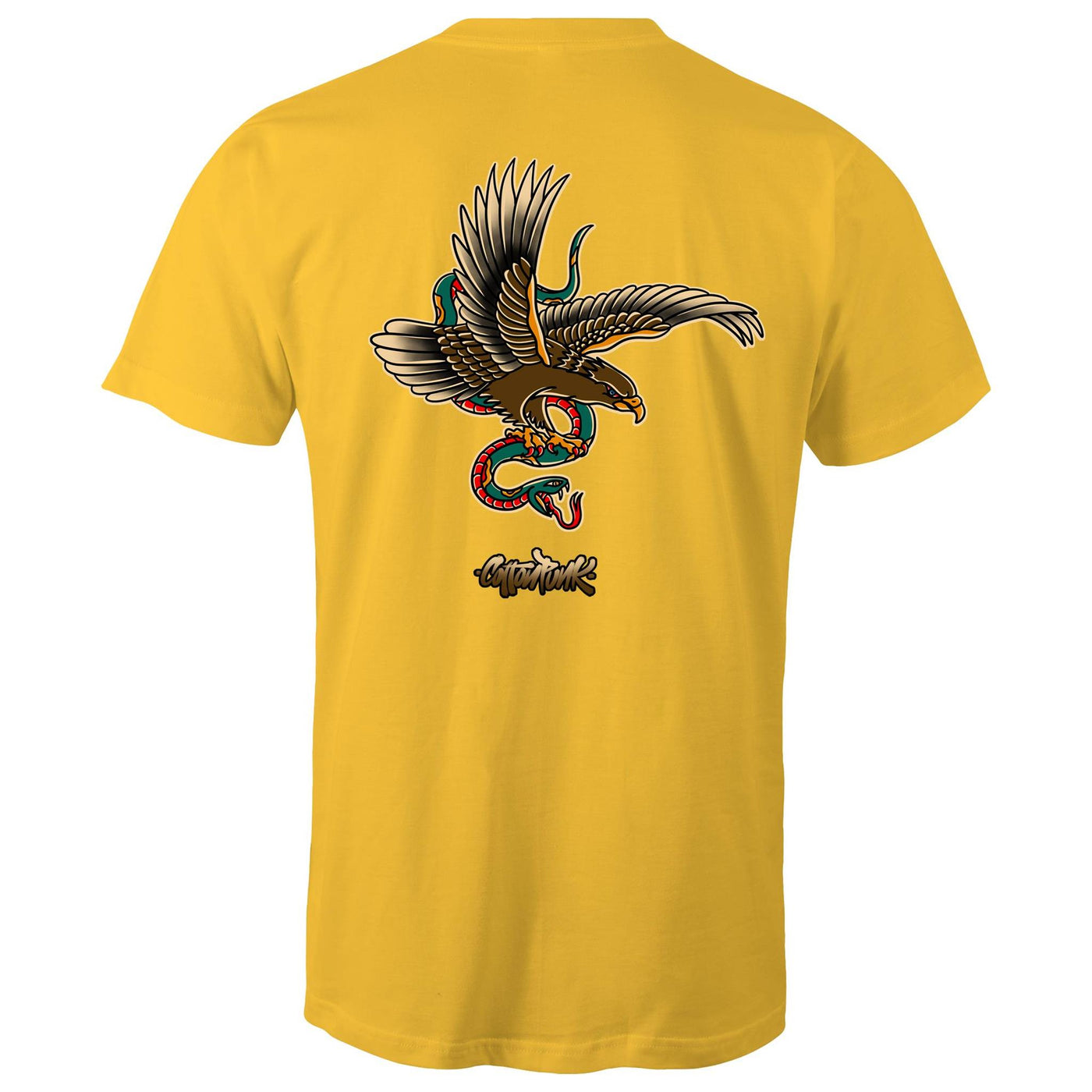 BUZZARD - Mens T-Shirt - BACK PRINT