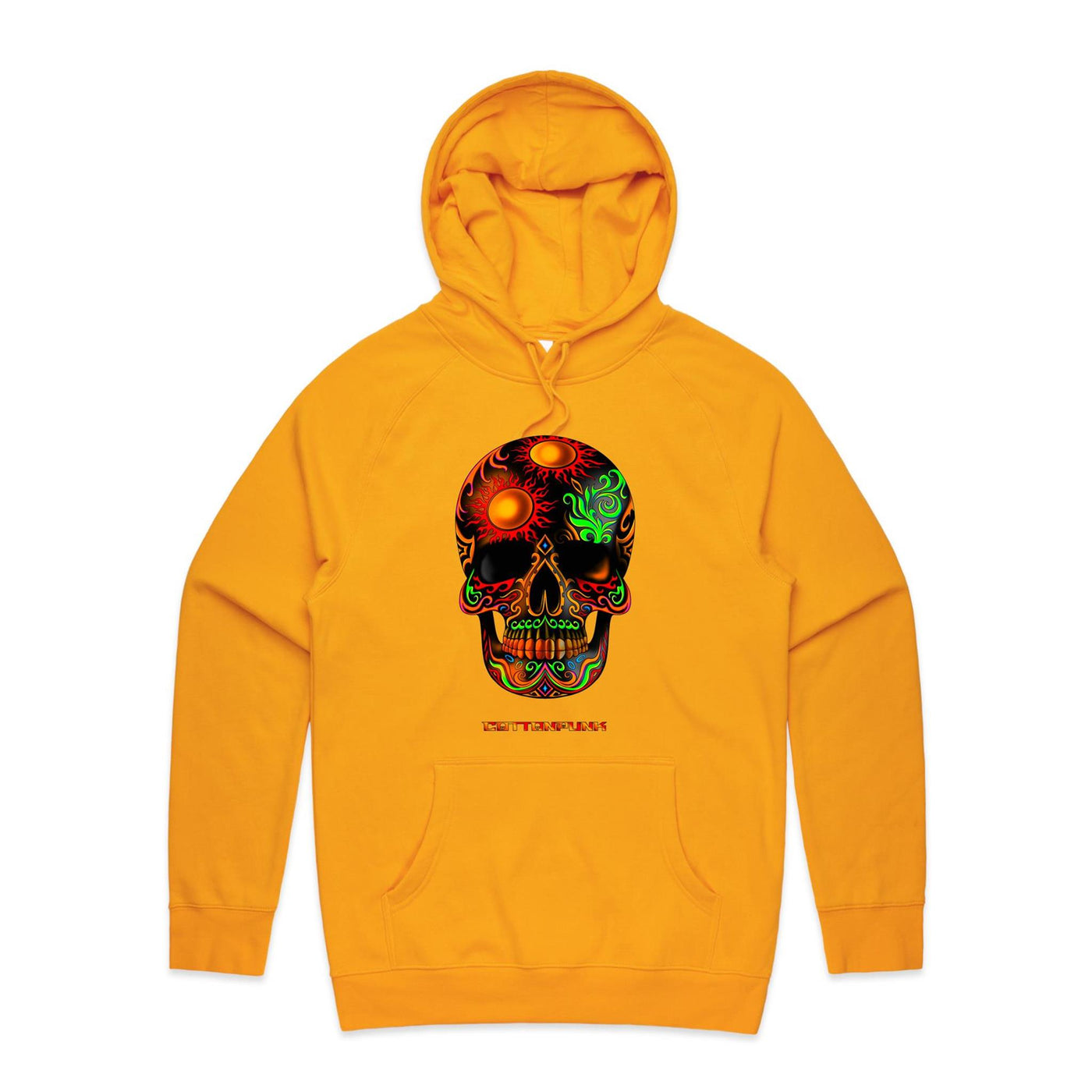 DEATH BY SUNSET - Mens Pocket Hoodie - FRONT PRINT