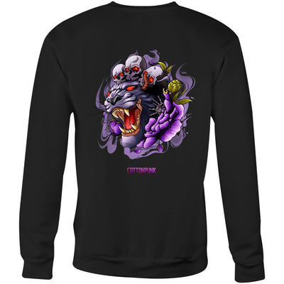 PANTHER - Mens Sweatshirt - BACK PRINT