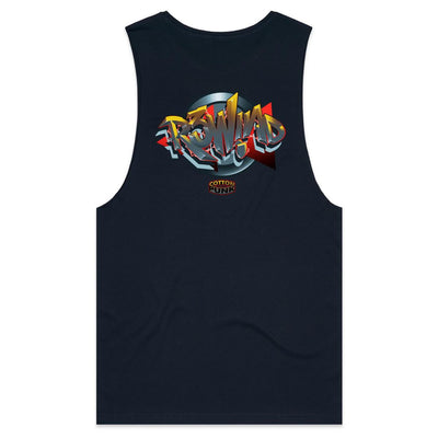 R3WIND - Mens Sleeveless T-Shirt - BACK PRINT