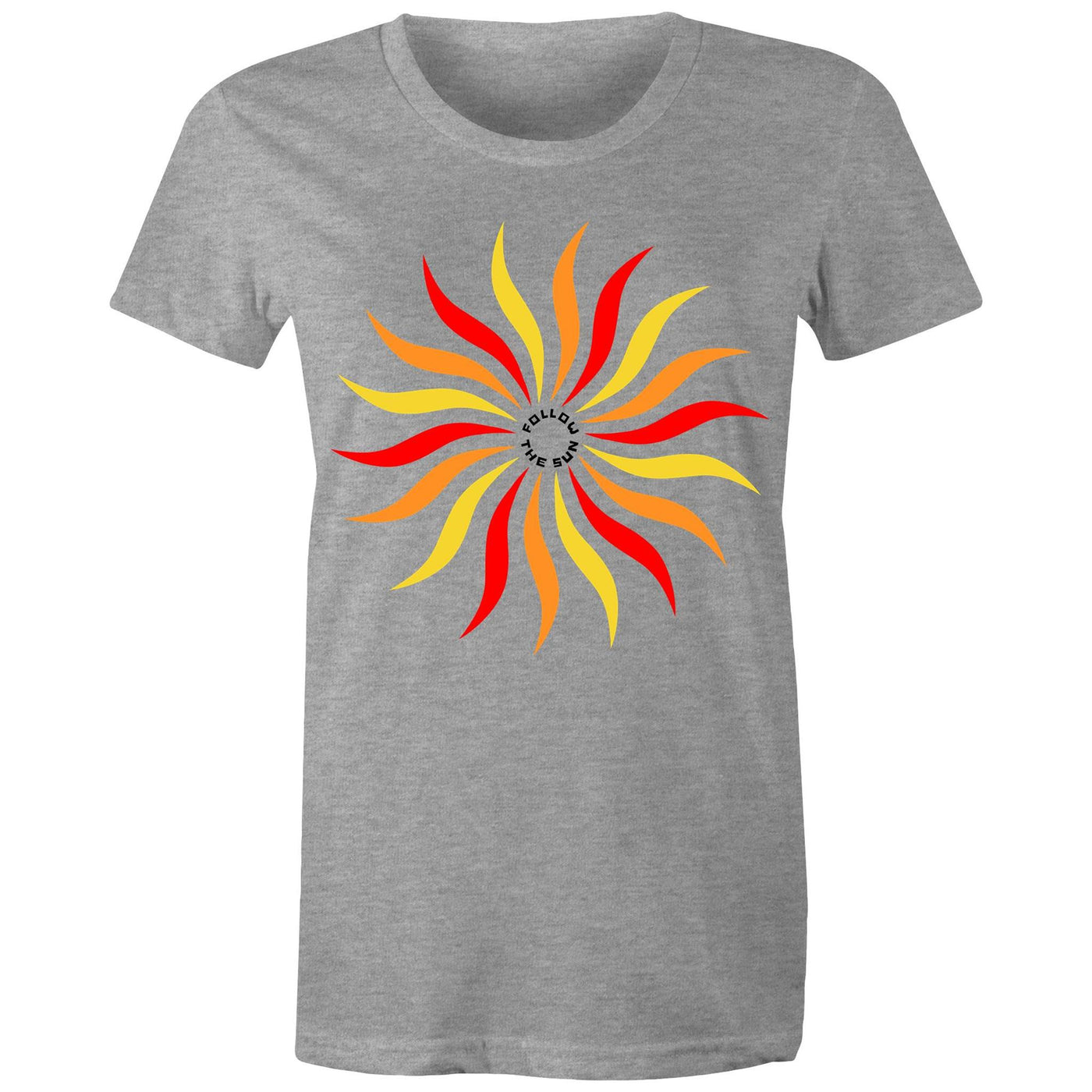 FOLLOW THE SUN (W) - Womens T-Shirt - FRONT PRINT