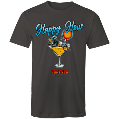 HAPPY HOUR FOREVER - Mens T-Shirt - FRONT PRINT