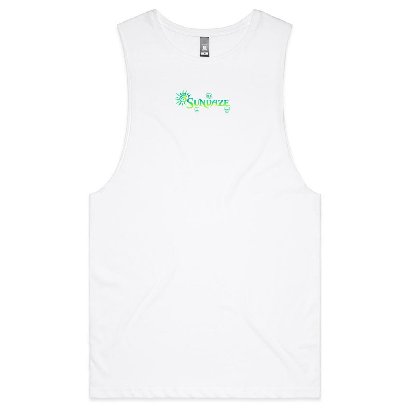 SUNDAZE (G) - Mens Sleeveless T-Shirt - BACK PRINT