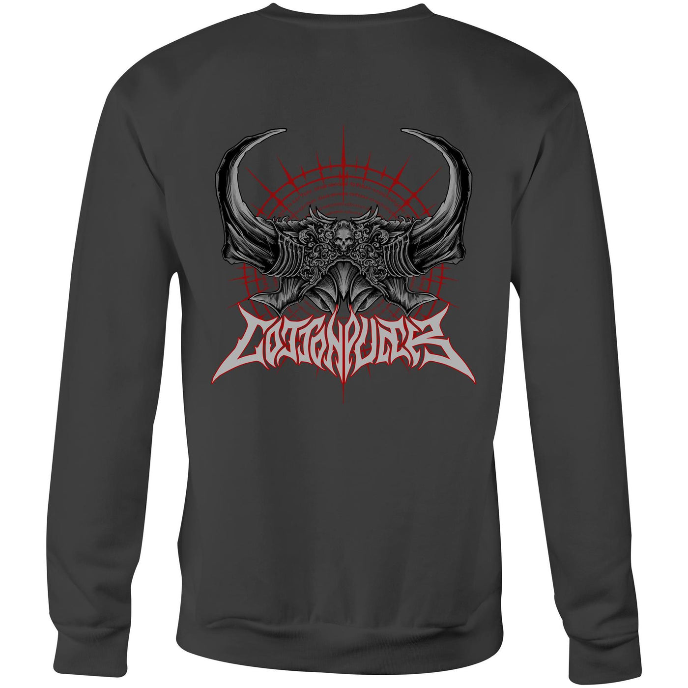 BLACK SPELL - Mens Sweatshirt - BACK PRINT