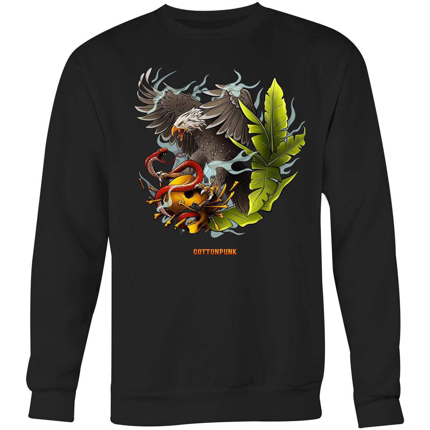 EAGLE - Mens Sweatshirt - FRONT PRINT