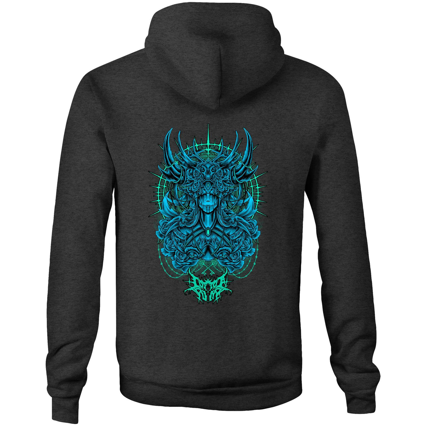 KEYMASTER II - Mens Pocket Hoodie - BACK PRINT