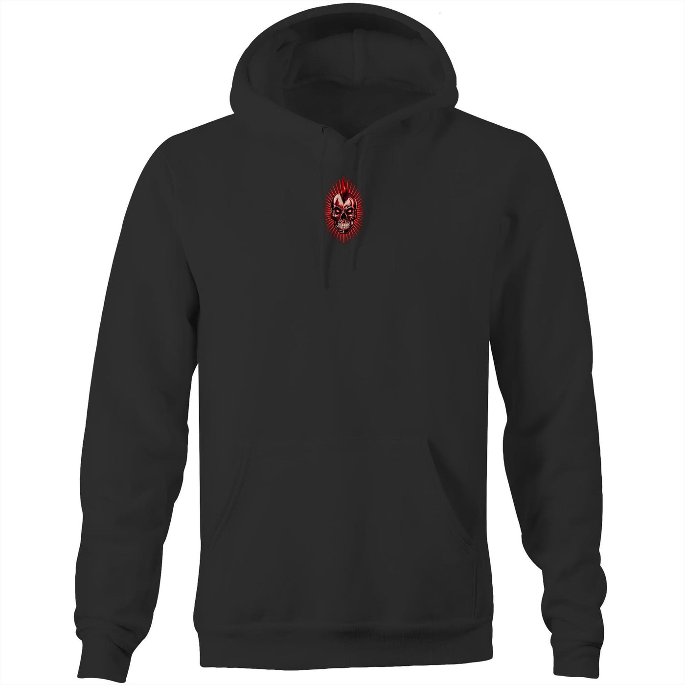 DARQ - Mens Pocket Hoodie - BACK PRINT