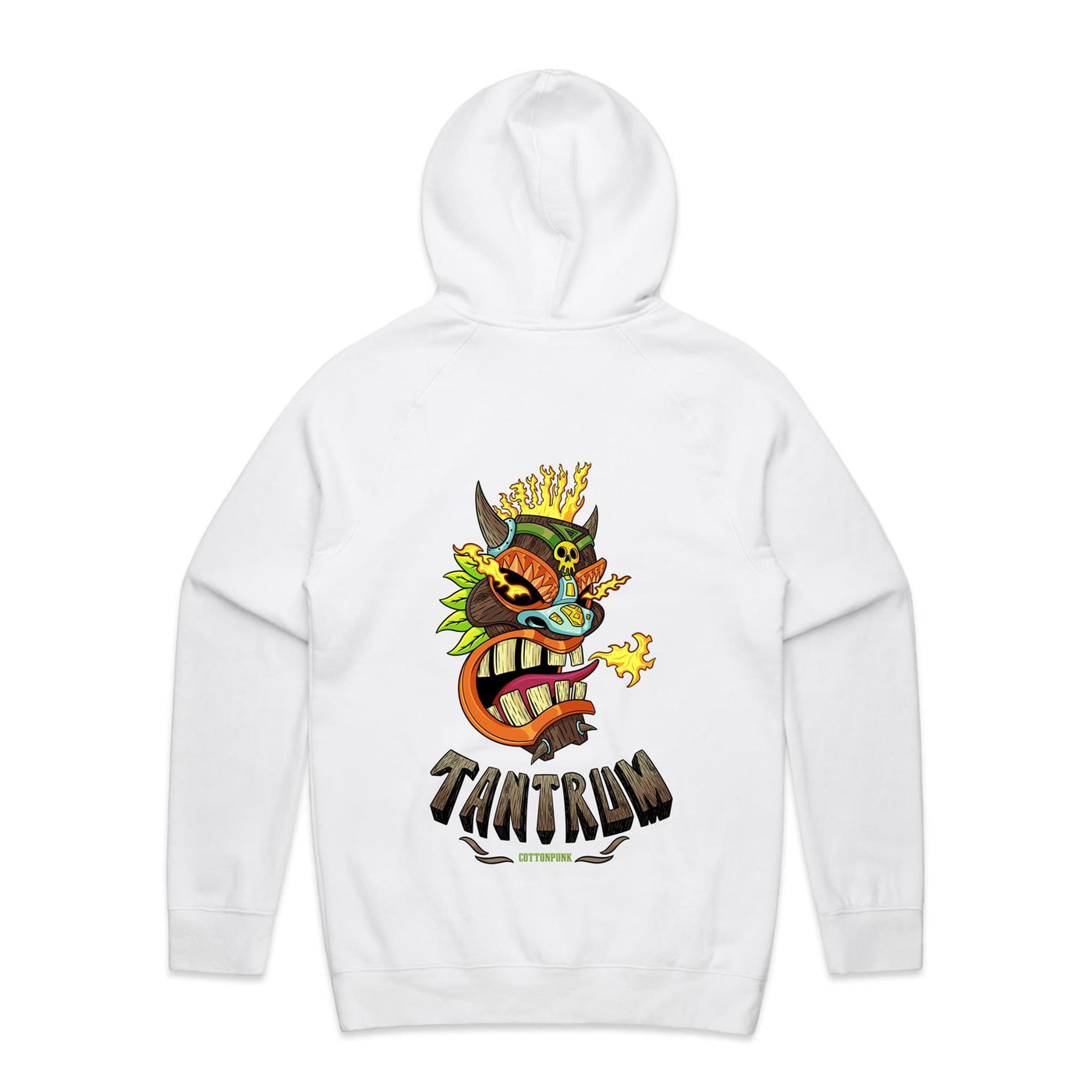 TANTRUM - Mens Pocket Hoodie - BACK PRINT