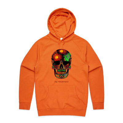 DEATH BY SUNSET - Mens Pocket Hoodie - FRONT PRINT