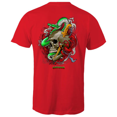 SNAKE - Mens T-Shirt - BACK PRINT