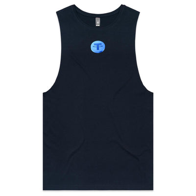 TETHER - Mens Sleeveless T-Shirt - BACK PRINT