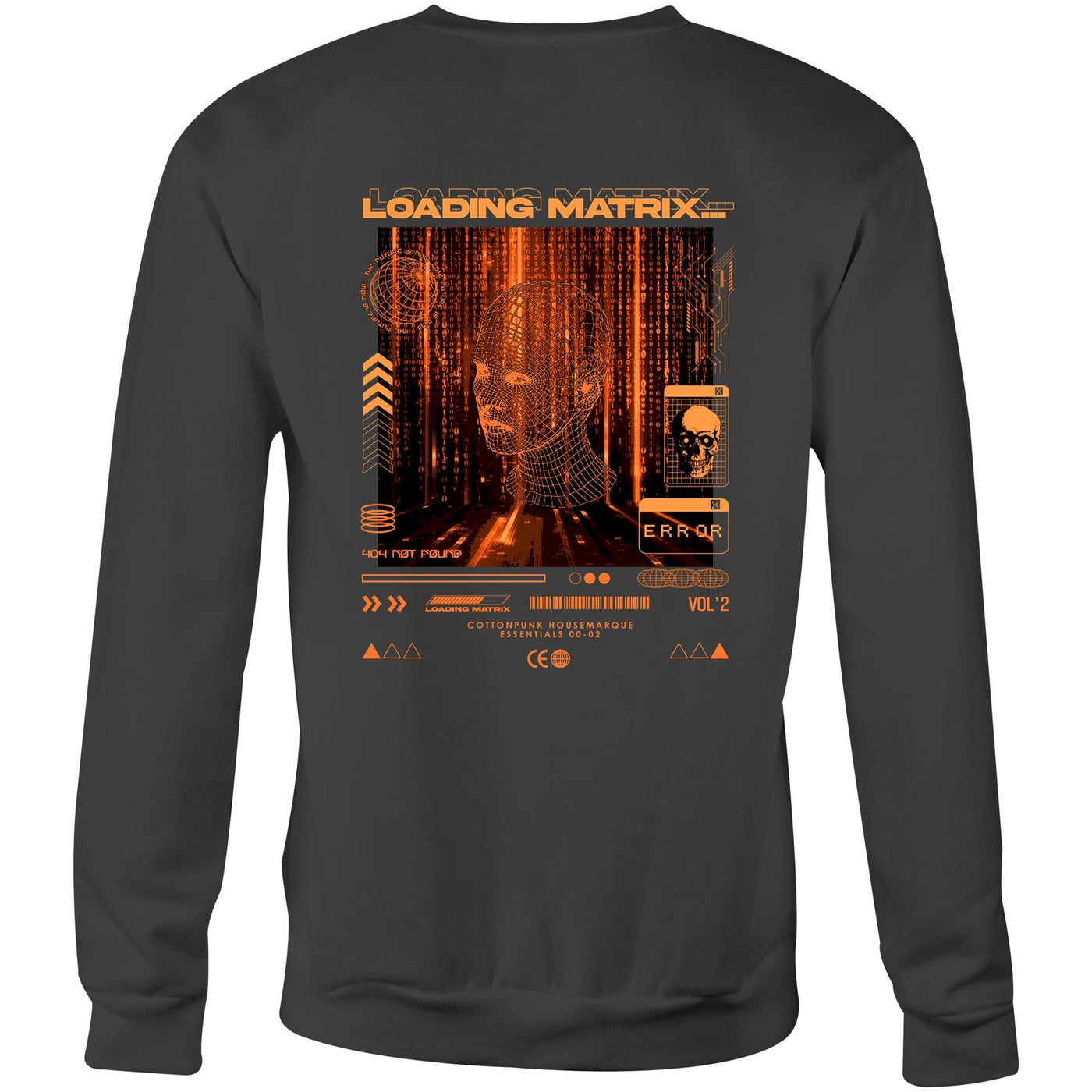 LOADING MATRIX 2 - Mens Sweatshirt - BACK PRINT