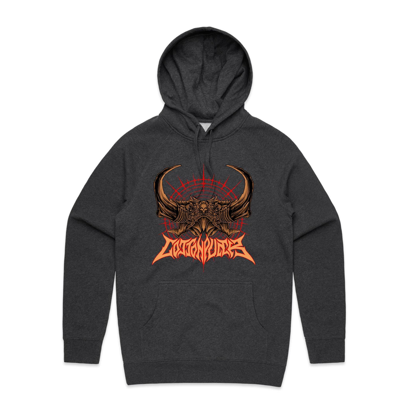 BLACK SPELL IV - Mens Pocket Hoodie - FRONT PRINT