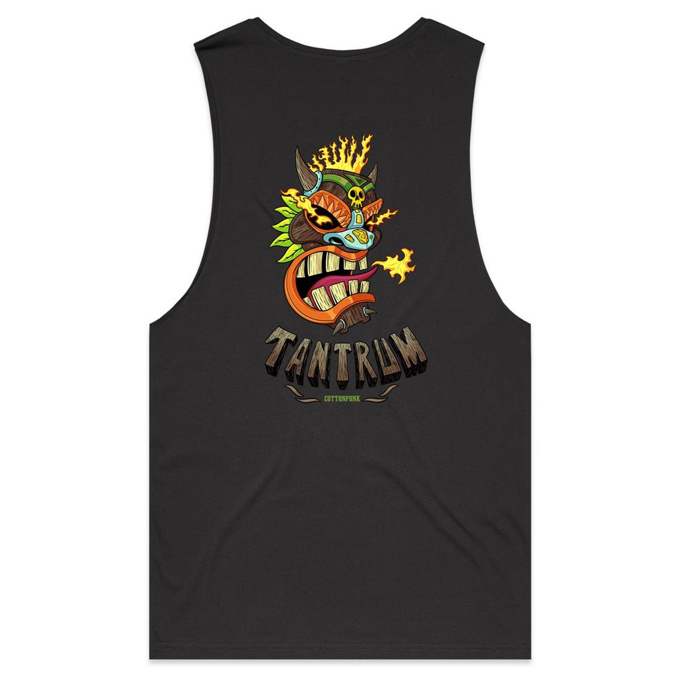 TANTRUM - Mens Sleeveless T-Shirt - BACK PRINT