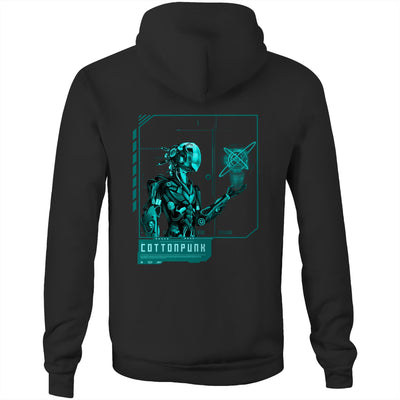 AI CONTROL III - Mens Pocket Hoodie - BACK PRINT