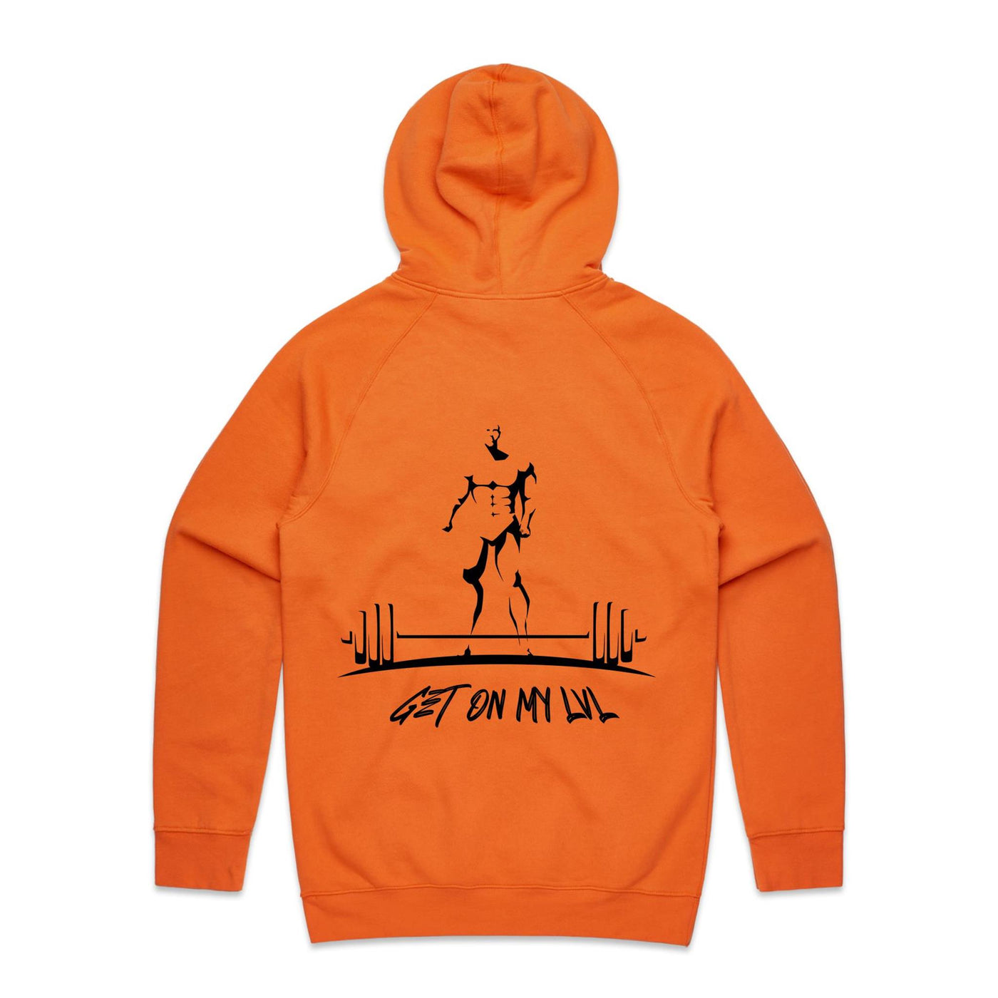 GET ON MY LVL - Mens Pocket Hoodie - BACK PRINT