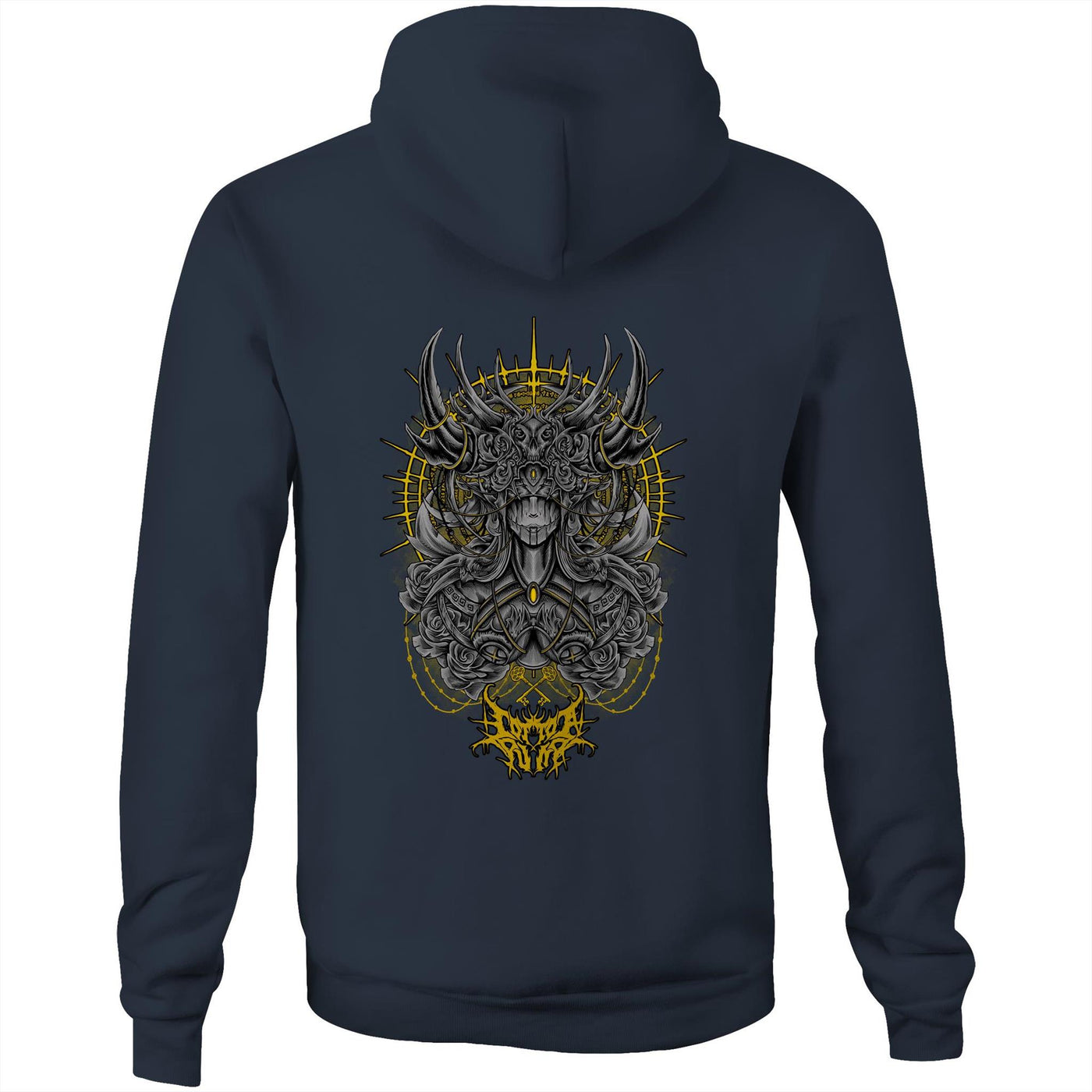 KEYMASTER - Mens Pocket Hoodie - BACK PRINT