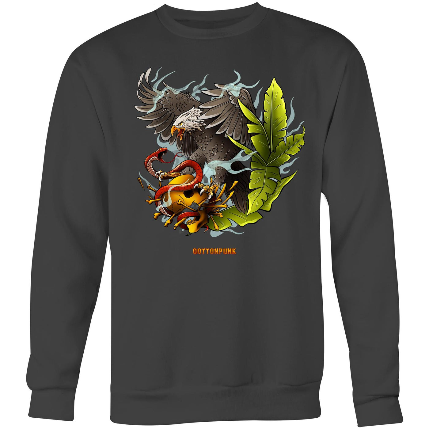 EAGLE - Mens Sweatshirt - FRONT PRINT