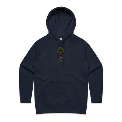 PAINKILLA (W) - Womens Pocket Hoodie - BACK PRINT