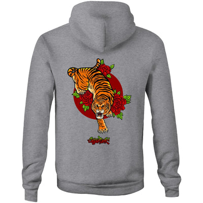 JUNGLE KING - Mens Pocket Hoodie - BACK PRINT