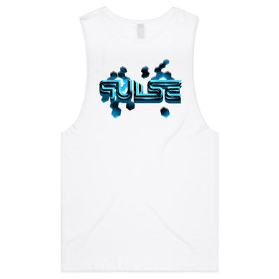 PULSE - Mens Sleeveless T-Shirt - BACK PRINT