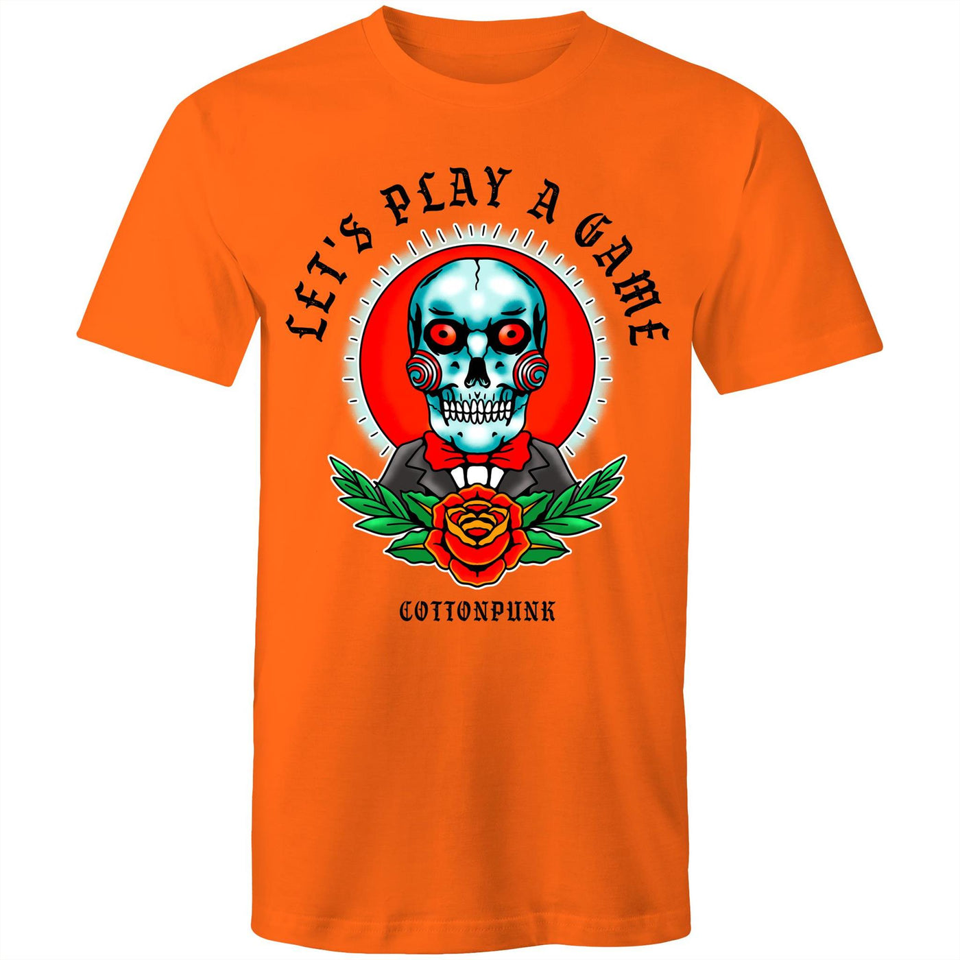 LET'S PLAY A GAME - Mens T-Shirt - FRONT PRINT