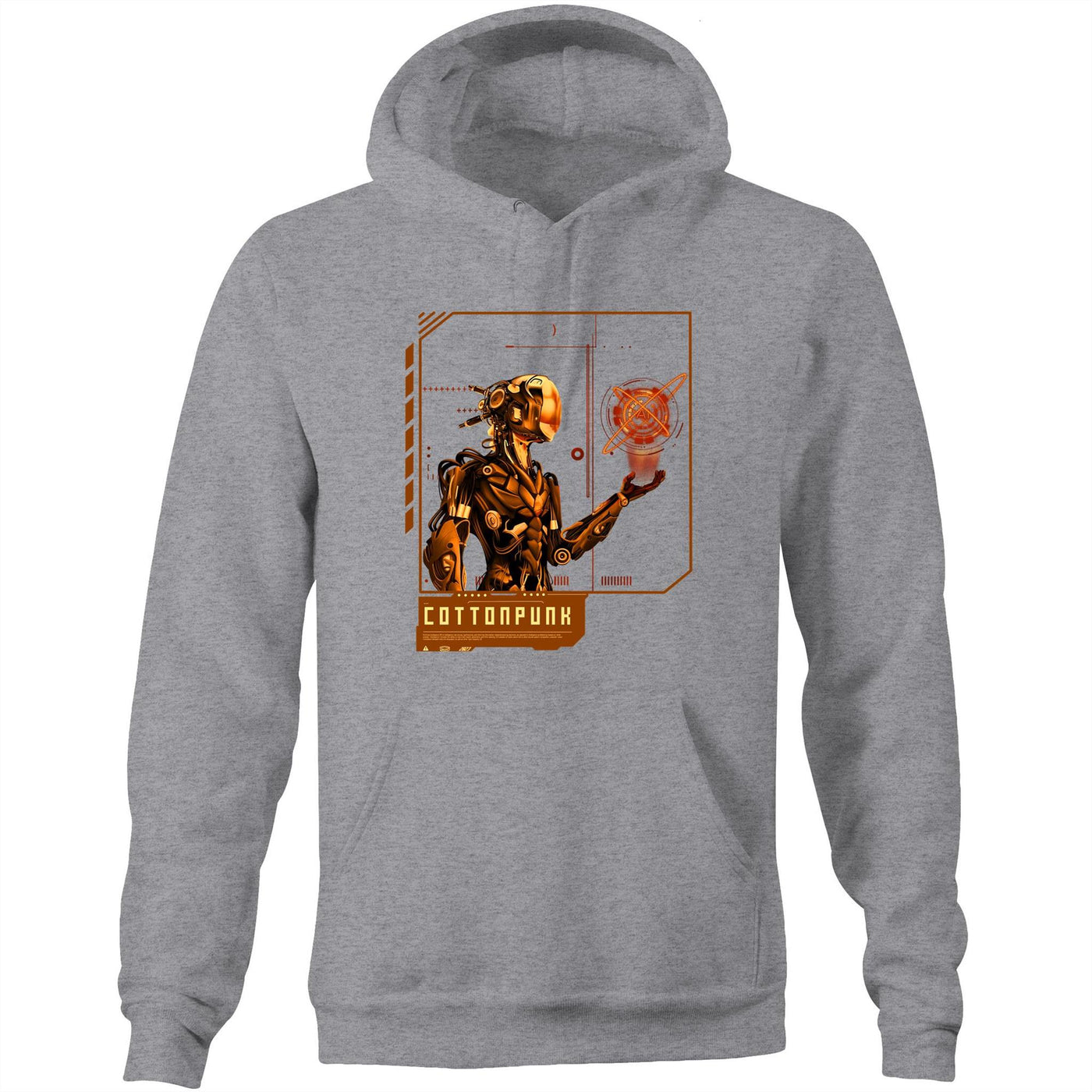 AI CONTROL II - Mens Pocket Hoodie - FRONT PRINT