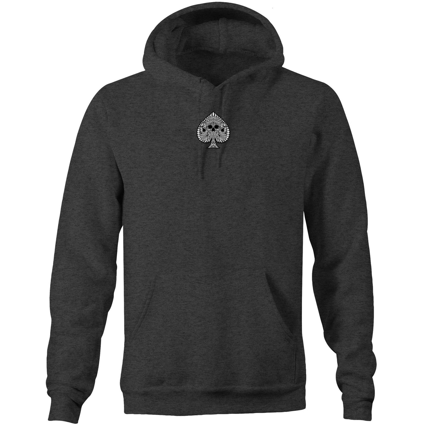 PLAY HARD - Mens Pocket Hoodie - BACK PRINT