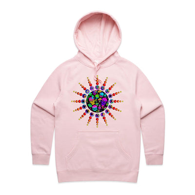 EUPHORIA (W) - Womens Pocket Hoodie - FRONT PRINT