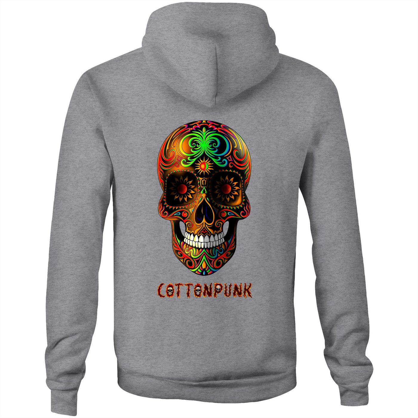 DEATH IN CANCÚN - Mens Pocket Hoodie - BACK PRINT