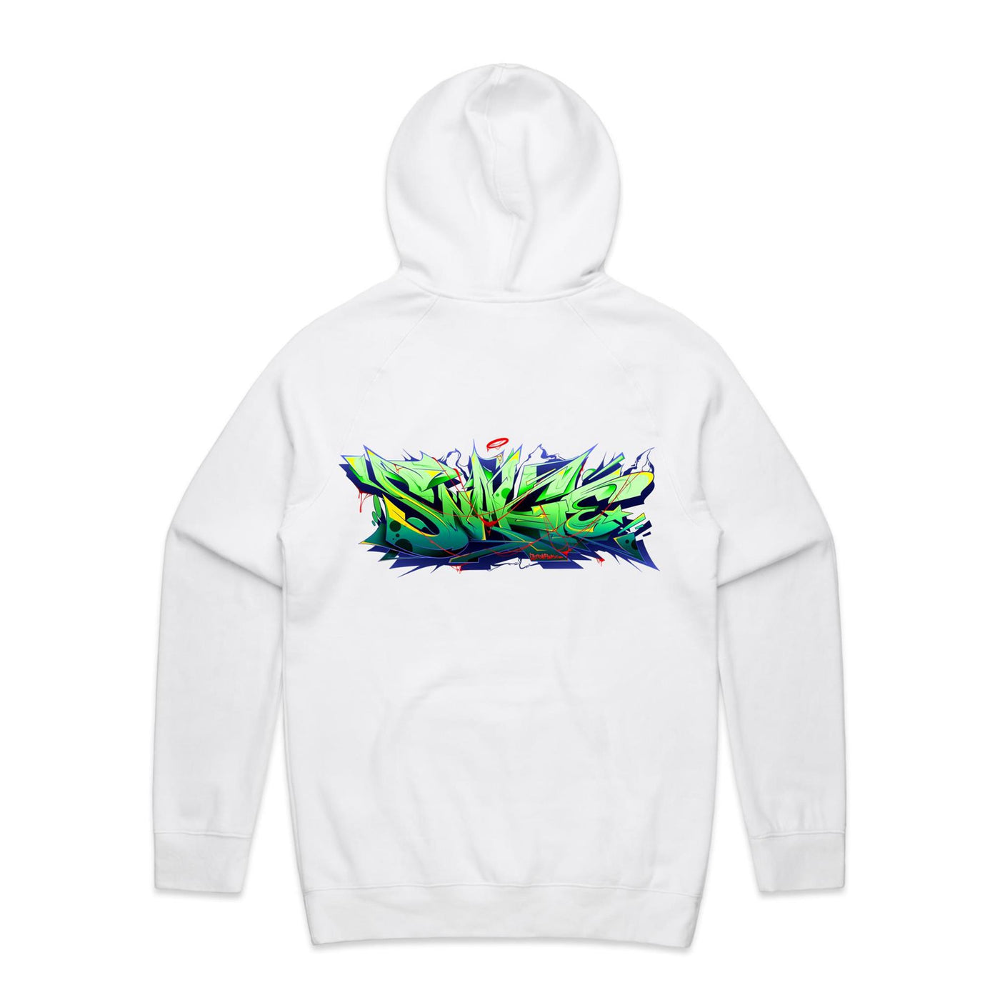 SNAKE (R) - Mens Pocket Hoodie - BACK PRINT