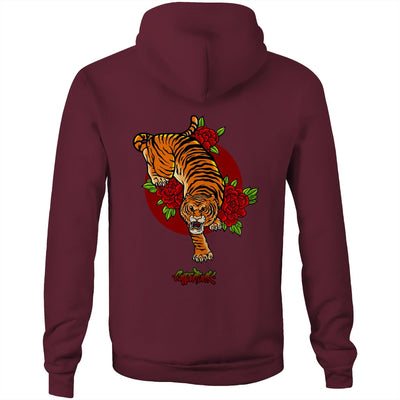 JUNGLE KING - Mens Pocket Hoodie - BACK PRINT