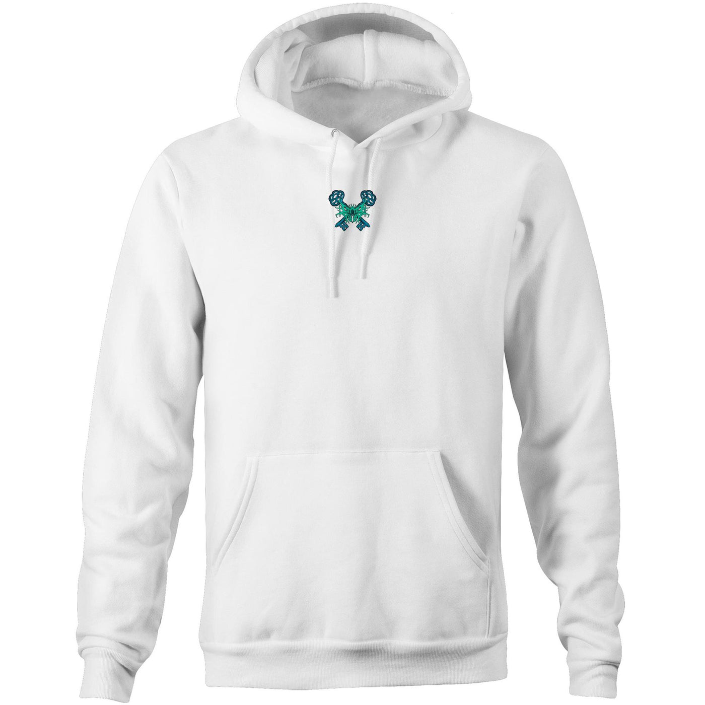 KEYMASTER II - Mens Pocket Hoodie - BACK PRINT