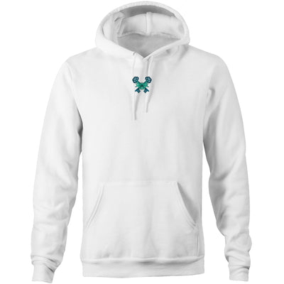 KEYMASTER II - Mens Pocket Hoodie - BACK PRINT