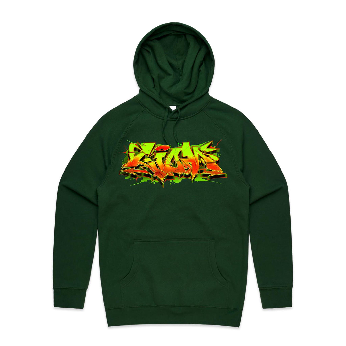 LION (R) - Mens Pocket Hoodie - FRONT PRINT