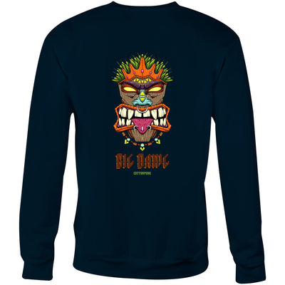 BIG DAWG - Mens Sweatshirt - BACK PRINT