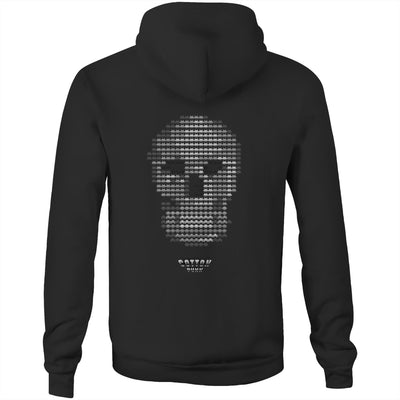 DEATH INVADERS - Mens Pocket Hoodie - BACK PRINT