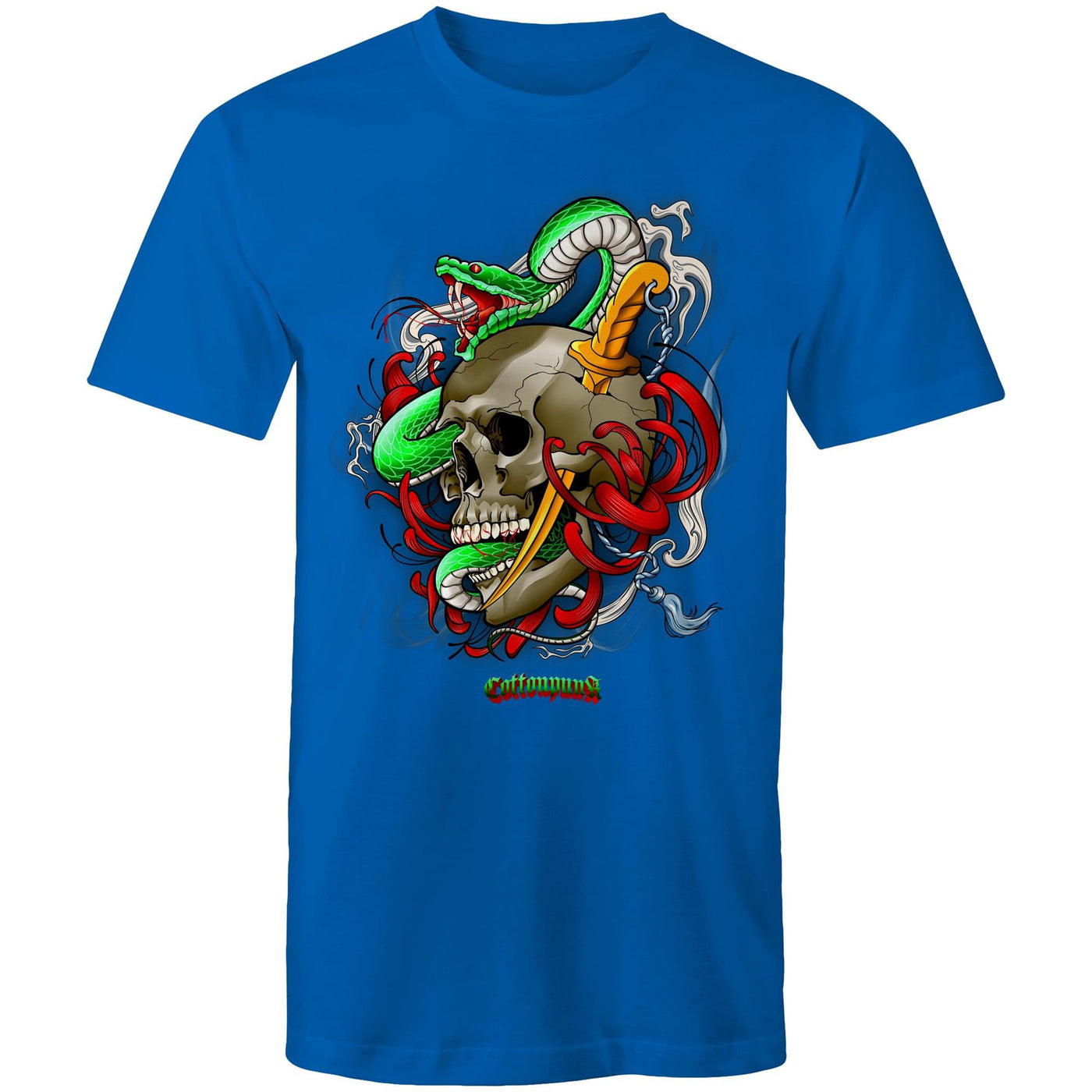 SNAKE - Mens T-Shirt - FRONT PRINT