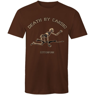 DEATH BY CARDIO - Mens T-Shirt - FRONT PRINT